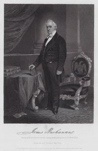 James Buchanan (rytina) od American School