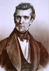 James Knox Polk (1795-1849) (litho) od American School