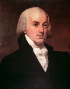 James Madison (1751-1836) (barevné lito) od American School