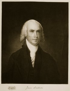 James Madison, 4. prezident Spojených států amerických, hospoda. 1901 (hlubotisk) od American School