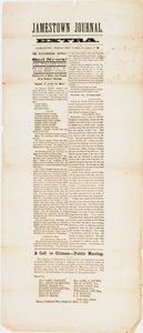 Jamestown journal extra, 9. května 1862 od American School