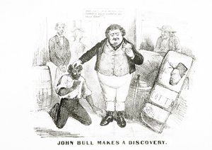 John Bull dělá objev (litho) od American School