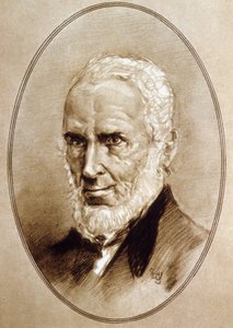 John Greenleaf Whittier (litho) od American School