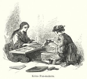 Kioto Fan-makers (rytina) od American School