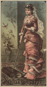 Dáma pomocí Queen Carpet Sweeper od American School