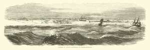 Přistání Bankssovy expedice na Brazos Santiago, listopad 1863 od American School