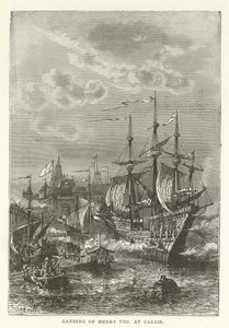 Vylodění Jindřicha VIII v Calais od American School