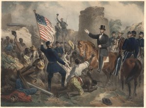 Lincoln in City Point, hospoda. 1865 od American School