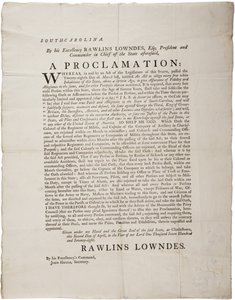 Přísaha věrnosti na ochranu nezávislosti Jižní Karolíny, 2. dubna 1778 od American School