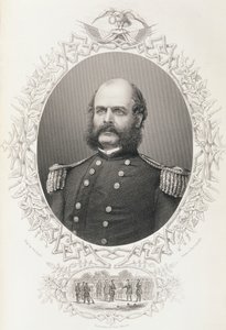 Generálmajor Ambrose Everett Burnside, z 