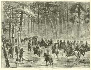Pochod bažinami, leden 1865 od American School
