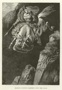 Marcus Curtius skočí do Perského zálivu od American School
