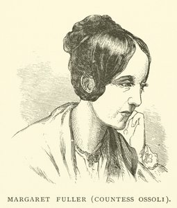 Margaret Fullerová, hraběnka Ossoliová, americká novinářka a bojovnice za práva žen (rytina) od American School