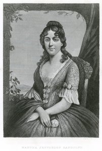 Martha Jefferson Randolph (rytina) od American School