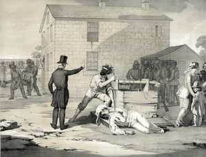 Umučení Josepha a Hyruma Smithových ve vězení v Carthage, 27. června 1844, 1851 od American School
