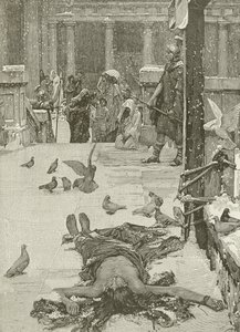 Umučení svaté Eulálie, z obrazu JW Waterhouse od American School