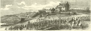 Mine Run, překřížení v Germania Ford, listopad 1863 od American School