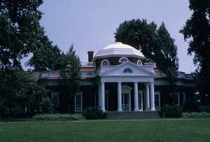 Monticello, navržený Thomasem Jeffersonem od American School