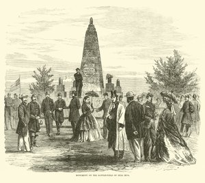 Památník na bitevním poli Bull Run, září 1862 od American School