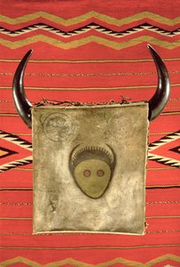 Přikrývka z buvolího měsíce Navajo, z Arizony (vlna) od American School