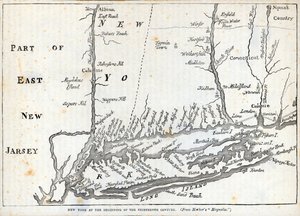 New York na začátku osmnáctého století (litho) od American School