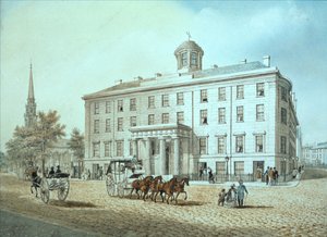 Severoamerická pouliční scéna (wc na skle) od American School