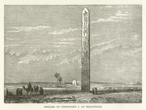 Obelisk Usurtasen I v Heliopolis od American School