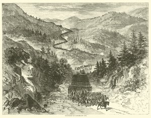 Okupace Cumberland Gap, září 1863 od American School