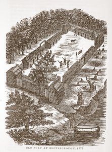 Stará pevnost v Boonsborough, 1775 od American School