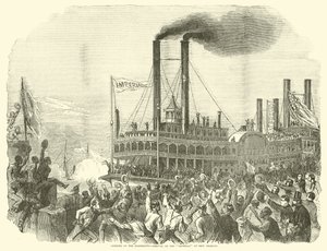 Otevření Mississippi, příjezd Imperial do New Orleans, červenec 1863 od American School