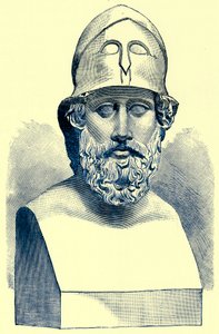Perikles, ilustrace z Historie Řecka od Victora Duruye, publikoval 1890 (digitálně vylepšený obrázek) od American School
