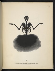 Talíř 11. Figurka kostry z 