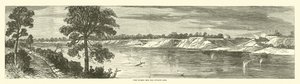 Port Hudson z protějšího břehu, květen 1863 od American School