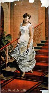 Portrét Ady Grayové jako lady Isabel (barevné lito) od American School