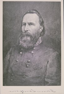 Portrét generála Jamese Longstreeta (1821-1904) (litho) od American School