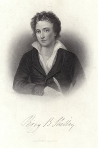 Portrét Percyho Bysshe Shelleyho od American School