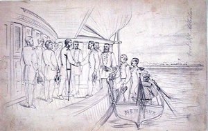 Přijetí generála Shermana generálem Fosterem na řece Ogeechee od American School