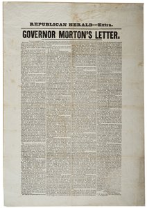 Republican Herald- Extra, 27. srpna 1842 od American School