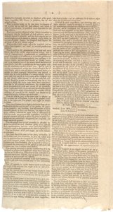 Usnesení tisknoucí návrh NYS na změny ústavy, říjen 1788 od American School