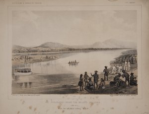 Rio Colorado - lähellä Mojave Villages -näkymää nro. 1 vasemmalta rannalta katsoen W. N. W od American School