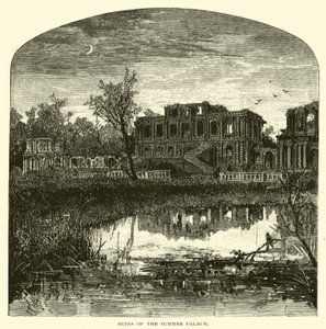 Ruiny letohrádku od American School