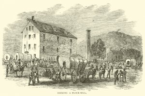 Vyhození mlýna, červenec 1864 od American School
