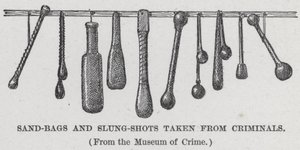 Pytle s pískem a výstřely pořízené od Criminals (litho) od American School