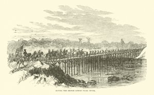 Záchrana mostu přes Pearl River, duben 1863 od American School