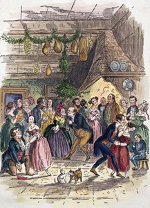 Scéna z Vánoční koledy od Charlese Dickense od American School
