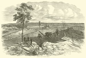 Shermanova armáda vstupuje do Resaca, květen 1864 od American School