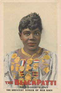 Sissieretta Jones, také známá jako „Black Patti“, 1899 od American School