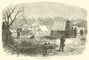 Slaves Quarters, Army of the James, březen 1865 od American School