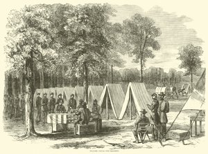 Vojáci volí prezidenta, září 1864 od American School
