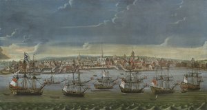 Southeast Prospect of the City of New York, c.1756-7 od American School